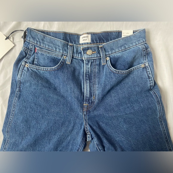 Aritzia SUNDAY BEST Easton 90s Medium Blue Jean - Picture 9 of 15